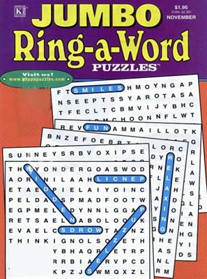 Jumbo Ring-A-Word Puzzles